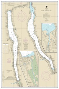 Cayuga and Seneca Lakes;Watkins Glen;Ithaca thumbnail for chart Cayuga and Seneca Lakes;Watkins Glen;Ithaca
