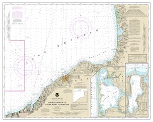 thumbnail for chart Six Miles south of Stony Point to Port Bay;North Pond;Little Sodus Bay