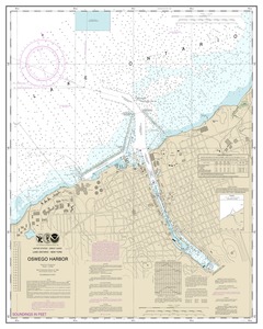 Oswego Harbor thumbnail for chart Oswego Harbor