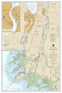 St. Clair River;Head of St. Clair River thumbnail for chart St. Clair River;Head of St. Clair River