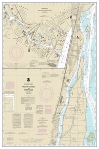 Trenton Channel and River Rouge;River Rouge thumbnail for chart Trenton Channel and River Rouge;River Rouge