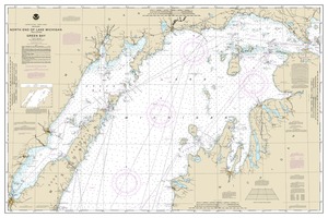 North end of Lake Michigan, including Green Bay thumbnail for chart North end of Lake Michigan, including Green Bay