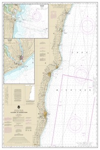 Algoma to Sheboygan;Kewaunee;Two Rivers thumbnail for chart Algoma to Sheboygan;Kewaunee;Two Rivers