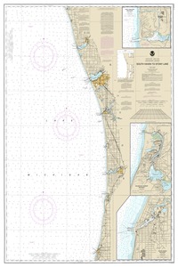 thumbnail for chart South Haven to Stony Lake;South Haven;Port Sheldon;Saugatuck Harbor