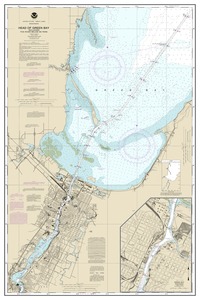 thumbnail for chart Head of Green Bay, including Fox River below De Pere;Green Bay