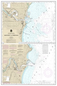 Manitowoc and Sheboygan thumbnail for chart Manitowoc and Sheboygan