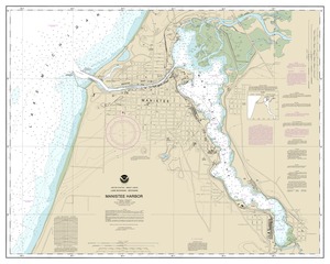 thumbnail for chart Manistee Harbor and Manistee Lake