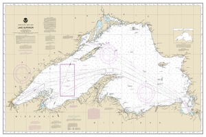 thumbnail for chart Lake Superior (Mercator Projection)