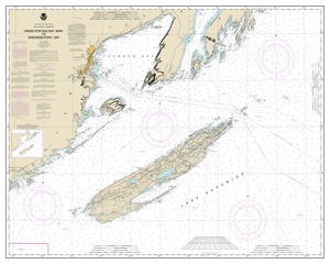 thumbnail for chart Grand Portage Bay, Minn. to Shesbeeb Point, Ont.