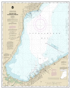Ashland and Washburn harbors thumbnail for chart Ashland and Washburn harbors