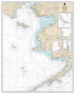 thumbnail for chart Bering Sea-eastern part;St. Matthew Island, Bering Sea;Cape Etolin, Achorage, Nunivak Island