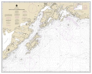 thumbnail for chart Cape St. Elias to Shumagin Islands;Semidi Islands