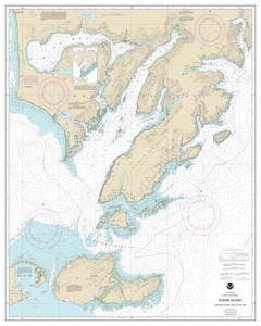 thumbnail for chart Kodiak Island Sitkinak Strait and Alitak Bay