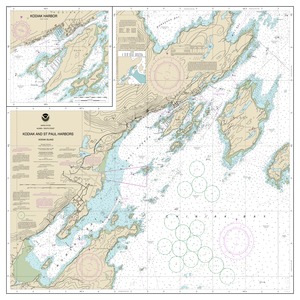 thumbnail for chart Kodiak and St. Paul harbors;Kodiak Harbor