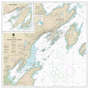 Kodiak and St. Paul harbors;Kodiak Harbor thumbnail for chart Kodiak and St. Paul harbors;Kodiak Harbor
