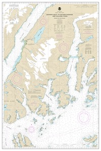 Unakwik Inlet to Esther Passage and College Fiord thumbnail for chart Unakwik Inlet to Esther Passage and College Fiord