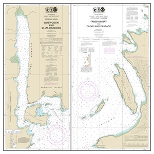 Woewodski and Eliza Hbrs.;Fanshaw Bay and Cleveland Passage thumbnail for chart Woewodski and Eliza Hbrs.;Fanshaw Bay and Cleveland Passage