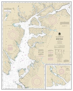 thumbnail for chart Behm Canal-western part;Yes Bay