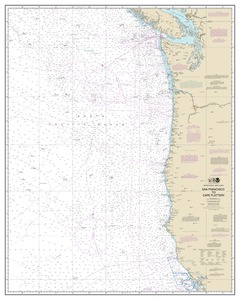 San Francisco to Cape Flattery thumbnail for chart San Francisco to Cape Flattery