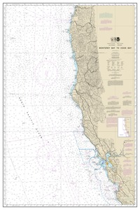thumbnail for chart Monterey Bay to Coos Bay