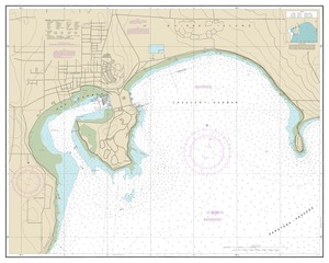 Oak and Crescent Harbors thumbnail for chart Oak and Crescent Harbors