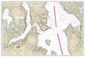 Puget Sound-Seattle to Bremerton thumbnail for chart Puget Sound-Seattle to Bremerton