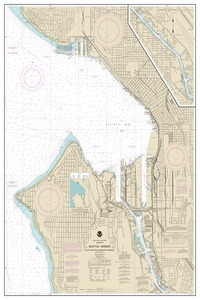 Seattle Harbor, Elliott Bay and Duwamish Waterway thumbnail for chart Seattle Harbor, Elliott Bay and Duwamish Waterway