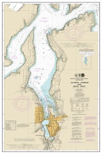 thumbnail for chart Olympia Harbor and Budd Inlet