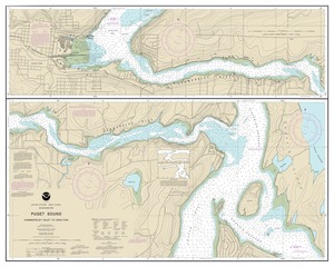 thumbnail for chart Puget Sound-Hammersley Inlet to Shelton