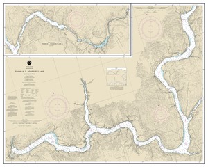 FRANKLIN D. ROOSEVELT LAKE Southern part thumbnail for chart FRANKLIN D. ROOSEVELT LAKE Southern part