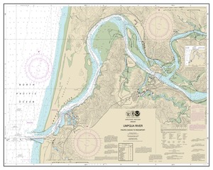 thumbnail for chart Umpqua River Pacific Ocean to Reedsport