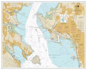 thumbnail for chart San Francisco Bay-Angel Island to Point San Pedro