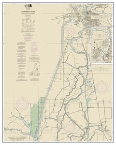 thumbnail for chart Sacramento River Andrus Island to Sacramento