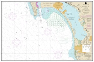 Approaches to San Diego Bay thumbnail for chart Approaches to San Diego Bay