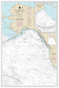 thumbnail for chart North Pacific Ocean (eastern part) Bering Sea Continuation