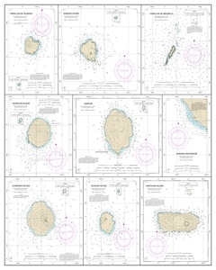 Plans in the Mariana Islands; Faraloon de Pajaros; Sarigan Island; Farallon de Medinilla; Ascuncion Island; Agrihan; Agrihan Anchorge; Alamagan Island; Guguan; Anatahan thumbnail for chart Plans in the Mariana Islands; Faraloon de Pajaros; Sarigan Island; Farallon de Medinilla; Ascuncion Island; Agrihan; Agrihan Anchorge; Alamagan Island; Guguan; Anatahan