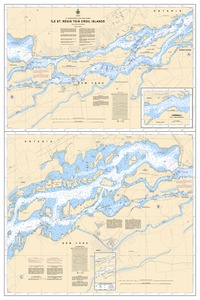 Île St-Régis to/à Croil Islands thumbnail for chart Île St-Régis to/à Croil Islands