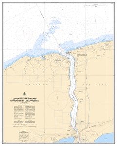 thumbnail for chart LOWER NIAGARA RIVER AND APPROACHES / ET LES APPROCHES
