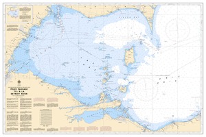 Pelee Passage to/à la Detroit River thumbnail for chart Pelee Passage to/à la Detroit River