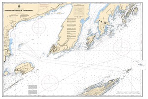 Passage Island to/à Thunder Bay thumbnail for chart Passage Island to/à Thunder Bay