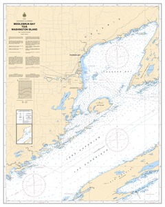 Middlebrun Bay to/à Washington Island thumbnail for chart Middlebrun Bay to/à Washington Island