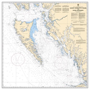 thumbnail for chart Queen Charlotte Sound to/à Dixon Entrance