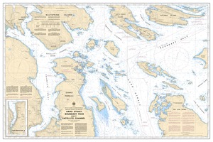 Haro Strait, Boundary Pass and/et Satellite Channel thumbnail for chart Haro Strait, Boundary Pass and/et Satellite Channel