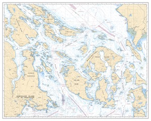 Juan de Fuca Strait to/à Strait of Georgia thumbnail for chart Juan de Fuca Strait to/à Strait of Georgia