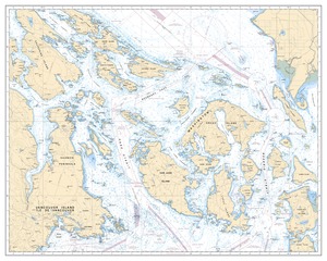 thumbnail for chart Juan de Fuca Strait to/à Strait of Georgia