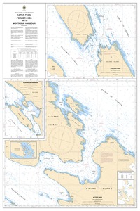 Active Pass, Porlier Pass and/et Montague Harbour thumbnail for chart Active Pass, Porlier Pass and/et Montague Harbour