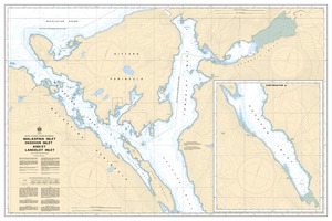 thumbnail for chart Malaspina Inlet, Okeover Inlet and/et Lancelot Inlet