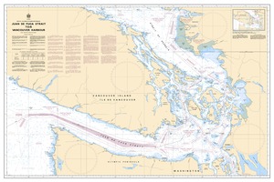 Juan de Fuca Strait to/à Vancouver Harbour thumbnail for chart Juan de Fuca Strait to/à Vancouver Harbour