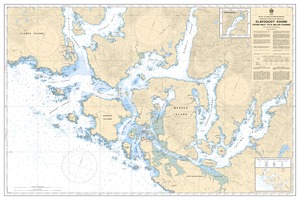 thumbnail for chart Clayoquot Sound, Tofino Inlet to/à Millar Channel