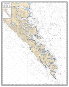 thumbnail for chart Cape St. James to/à Cumshewa Inlet and/et Tasu Sound
